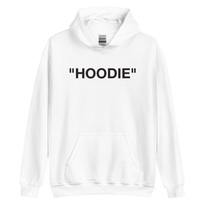 S "PRODUCT" Series "HOODIE" Unisex Hoodie White by Design Express