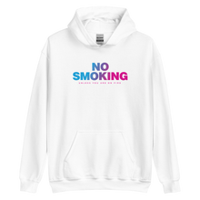 White / S No Smoking Unisex Hoodie by Design Express