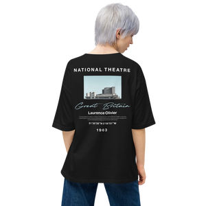 Great Britain National Theatre Back Unisex Oversized T-Shirt by Design Express