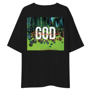 Believe in God Back Unisex Oversized T-Shirt by Design Express