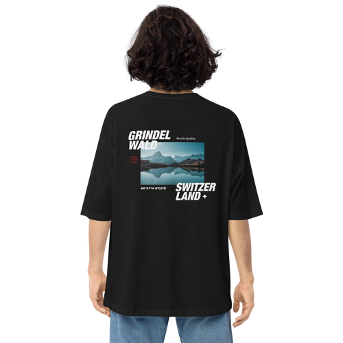 Grindelwald Switzerland Unisex Oversized T-Shirt by Design Express