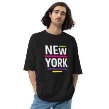 New York Pop Front Unisex Oversized T-Shirt by Design Express