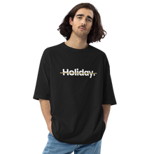 Black / S Holiday "Poppins" Unisex Oversized T-Shirt by Design Express