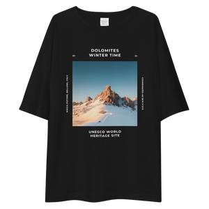 Dolomites Italy Front Unisex Oversized T-Shirt by Design Express