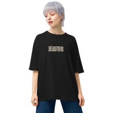 Black / S Friendship is Beautiful Unisex Oversized T-Shirt by Design Express