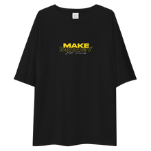 Make Money Not Friends Typography Unisex Oversized T-Shirt by Design Express