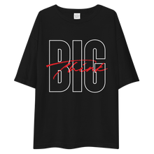 Think BIG (Bold Condensed) Unisex Oversized Dark T-Shirt by Design Express