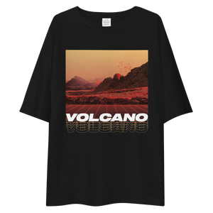 Vulcano Front Unisex Oversized T-Shirt by Design Express