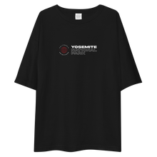 Yosemite National Park Back Unisex Oversized Dark T-Shirt by Design Express