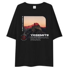 Yosemite National Park Front Unisex Oversized Dark T-Shirt by Design Express