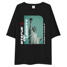 Statue of Liberty Front Unisex Oversized T-Shirt by Design Express