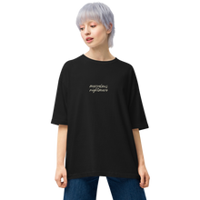 Black / S Marvelous Nightmare Flower Skull Back Unisex Oversized T-Shirt by Design Express