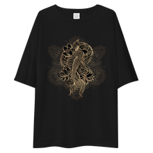 Gold Koi Fish Unisex Oversized T-Shirt by Design Express