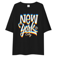 New York City Glitch Unisex Oversized T-Shirt by Design Express