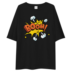 Boom Pop Art Unisex Oversized T-Shirt by Design Express