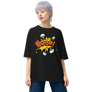 Boom Pop Art Unisex Oversized T-Shirt by Design Express