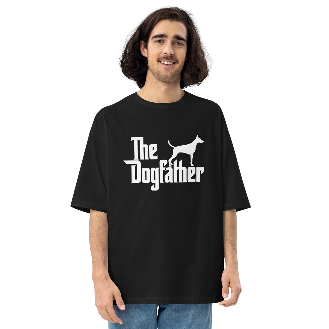 Black / S The Dog Father Unisex Oversized Dark T-Shirt by Design Express