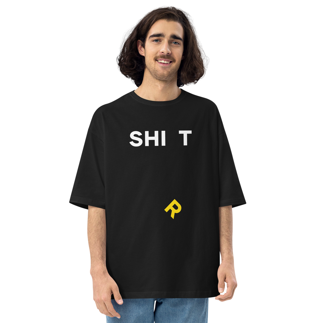 Black / S SHI(R)T Unisex Oversized T-Shirt by Design Express