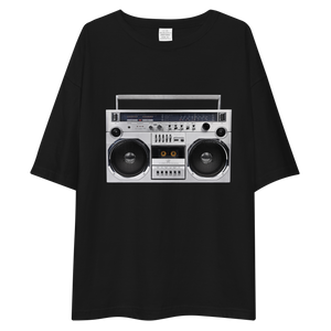 Boom Box 80s Unisex Oversized T-Shirt by Design Express
