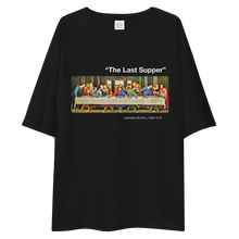The Last Supper Unisex Oversized Dark T-Shirt by Design Express