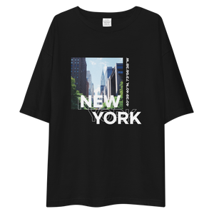 New York Coordinates Unisex Oversized Dark T-Shirt by Design Express