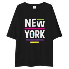 New York Pop Front Unisex Oversized T-Shirt by Design Express