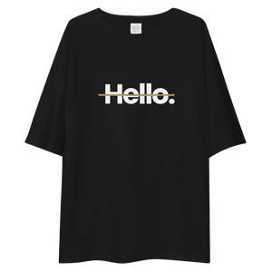 Hello "Poppins" Unisex Oversized T-Shirt by Design Express