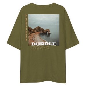 Durdle Door Back Unisex Oversized T-Shirt by Design Express