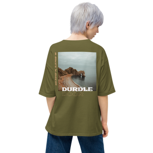 Durdle Door Back Unisex Oversized T-Shirt by Design Express