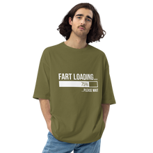 City Green / S Fart Loading Front Unisex Oversized T-Shirt by Design Express