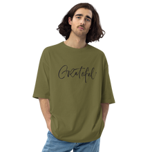 City Green / S Grateful Light Unisex Oversized T-Shirt by Design Express