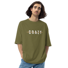 City Green / S Crazy Cross Line Unisex Oversized T-Shirt by Design Express