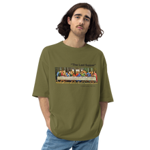 City Green / S The Last Supper Unisex Oversized Light T-Shirt by Design Express