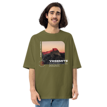 City Green / S Yosemite National Park Front Unisex Oversized Dark T-Shirt by Design Express