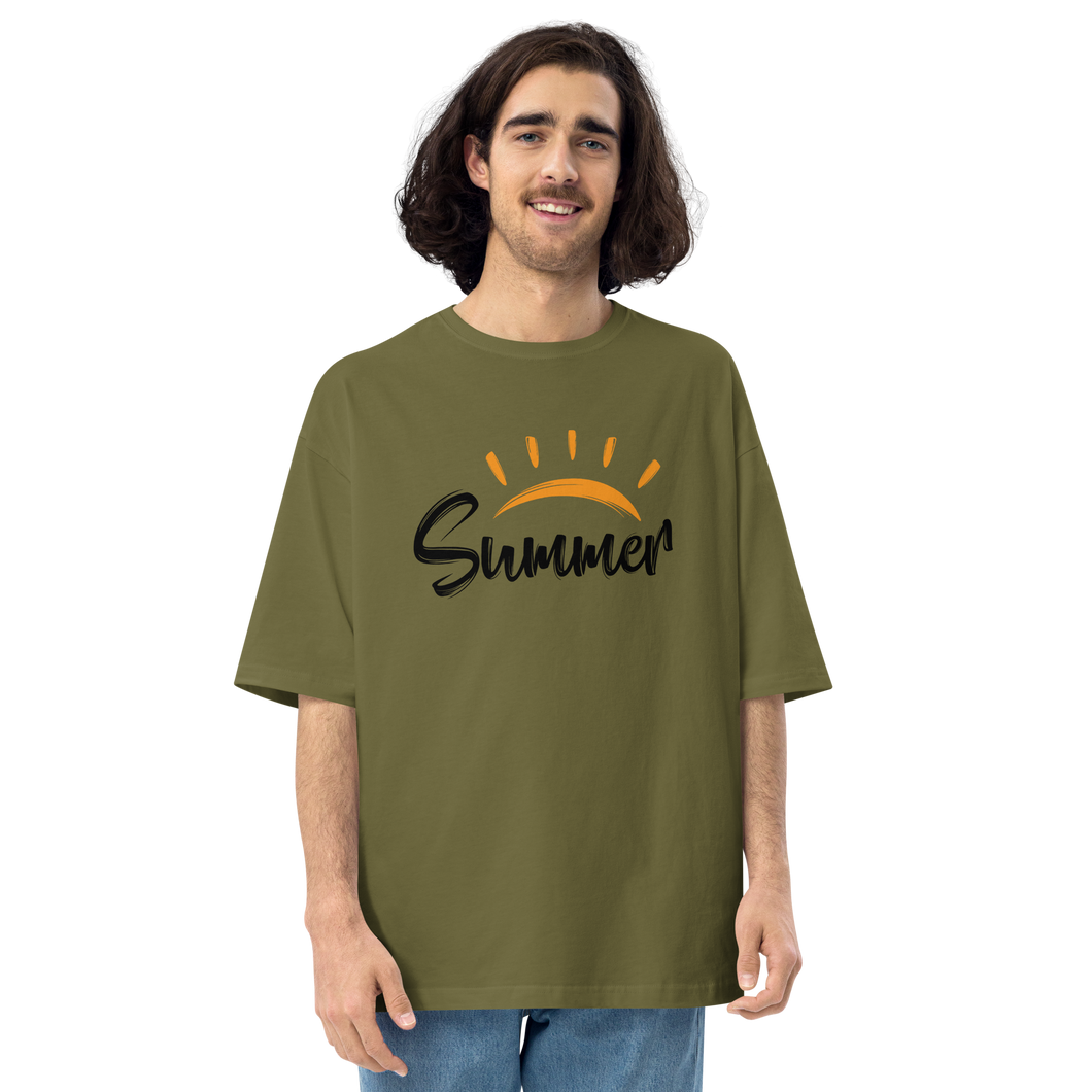 City Green / S Summer Unisex Oversized T-Shirt by Design Express