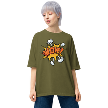 City Green / S Wow Pop Art Unisex Oversized T-Shirt by Design Express