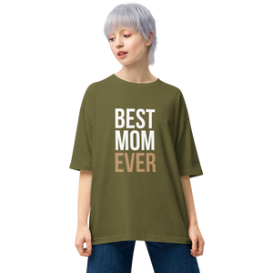 City Green / S Best Mom Ever Unisex Oversized T-Shirt by Design Express