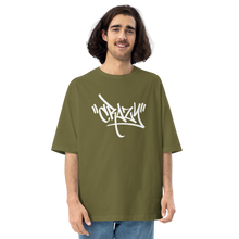 City Green / S Crazy Graffiti Unisex Oversized T-Shirt by Design Express