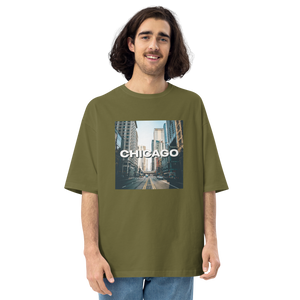 City Green / S Chicago Unisex Oversized T-Shirt by Design Express