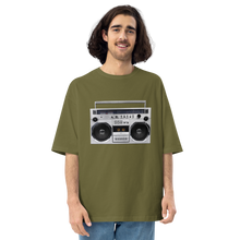 City Green / S Boom Box 80s Unisex Oversized T-Shirt by Design Express
