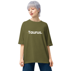 City Green / S Taurus "Poppins" Unisex Oversized T-Shirt by Design Express