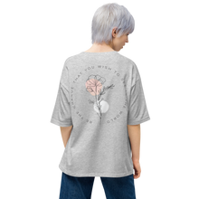 Mixed Grey / S Be the change that you wish to see in the world Unisex Oversized T-Shirt by Design Express