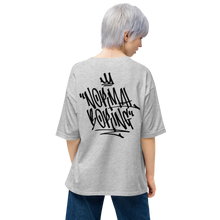 Mixed Grey / S Normal is Boring Graffiti Back Unisex Oversized Light T-Shirt by Design Express