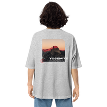 Yosemite National Park Back Unisex Oversized Dark T-Shirt by Design Express