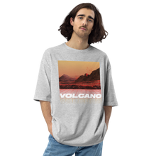 Mixed Grey / S Vulcano Front Unisex Oversized T-Shirt by Design Express