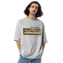 Mixed Grey / S The Last Supper Unisex Oversized Light T-Shirt by Design Express