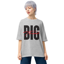 Mixed Grey / S Think BIG (Bold Condensed) Unisex Light Oversized T-Shirt by Design Express