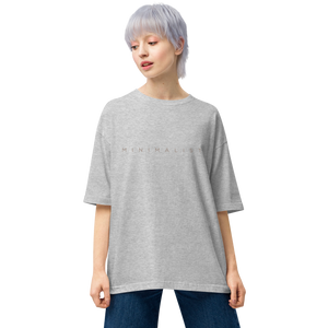 Mixed Grey / S Minimalist Unisex Oversized T-Shirt by Design Express