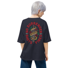 No Surrender Back Unisex Oversized T-Shirt by Design Express