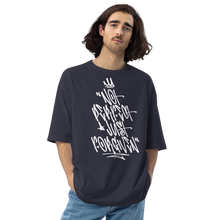 Navy / S Not Perfect Just Forgiven Unisex Oversized Dark T-Shirt by Design Express